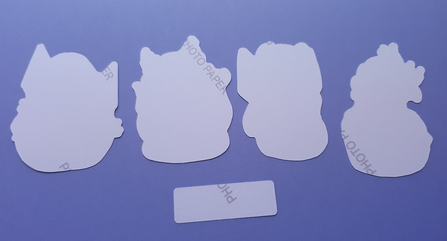 KDA Diecuts, League of Legends, 5 pieces sticker set