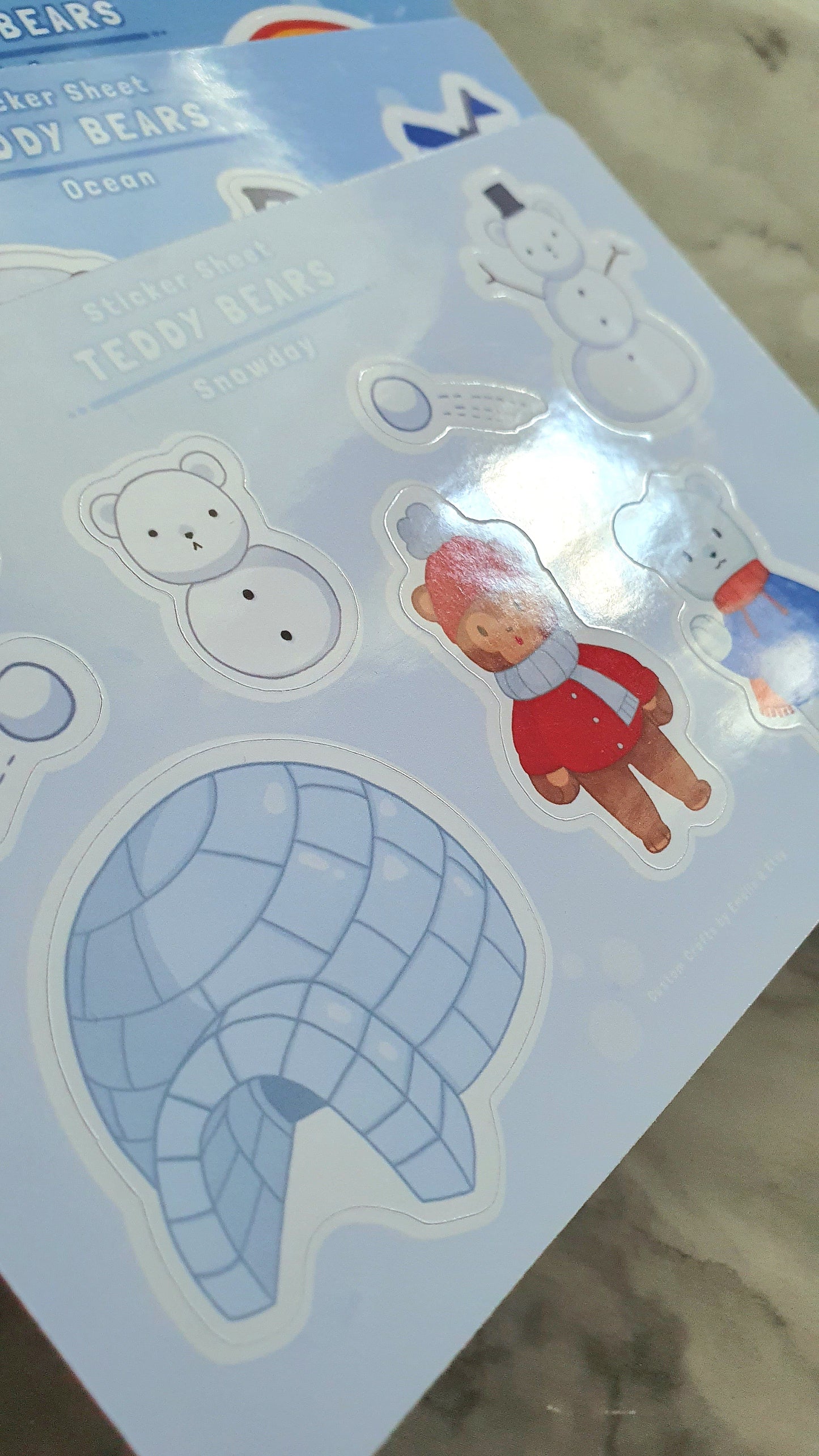 Teddy Bears - Cute Teddies Wearing Outfits,Theme Sticker Set