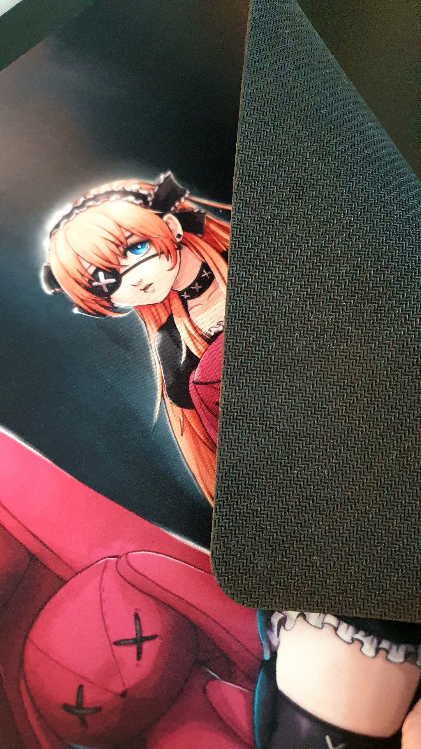 Alice down the rabbit hole Mouse Pad, gothic style