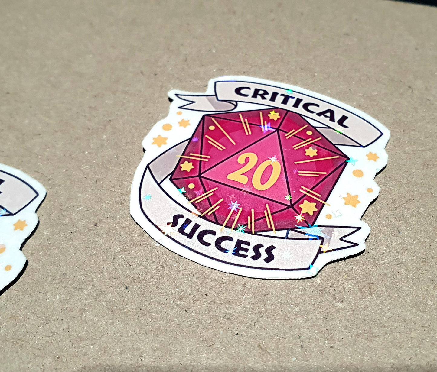 DnD Critical Success magnet for your fridge or noteboard