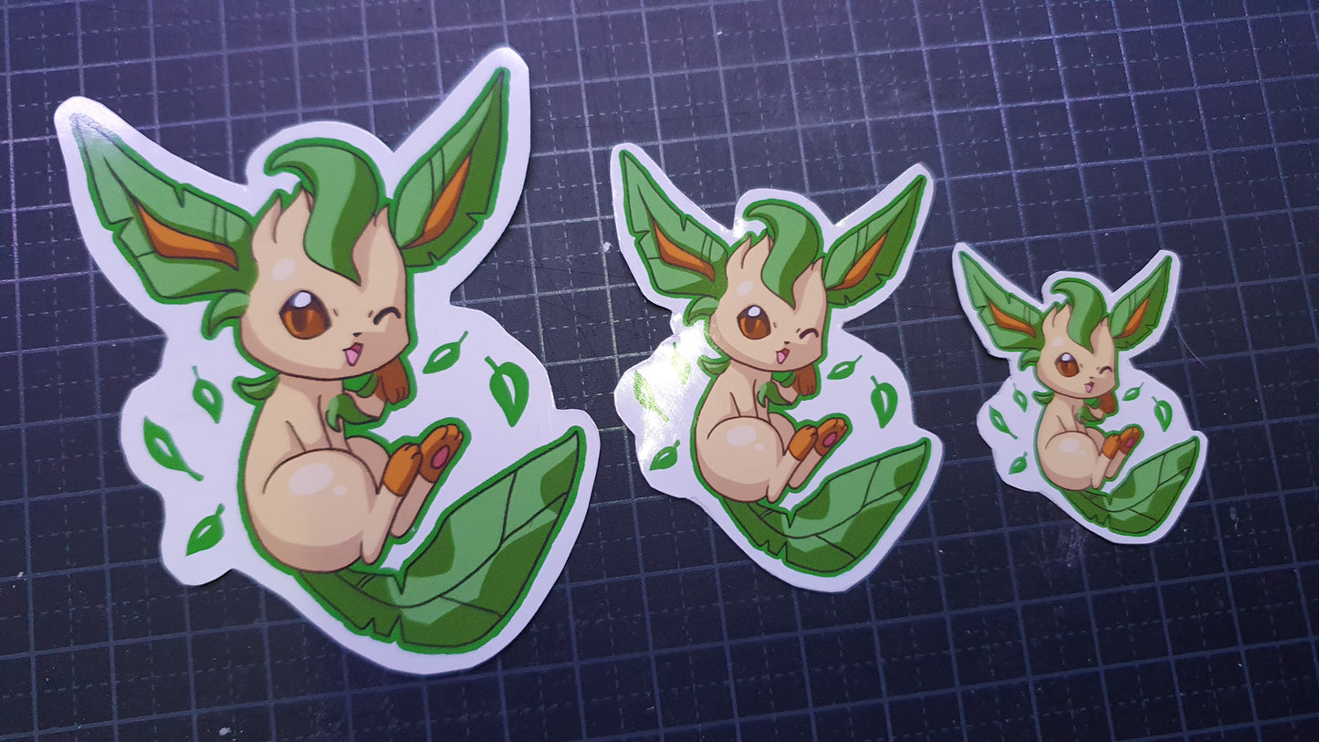 Eeveelutions cute and adorable sticker set of 9