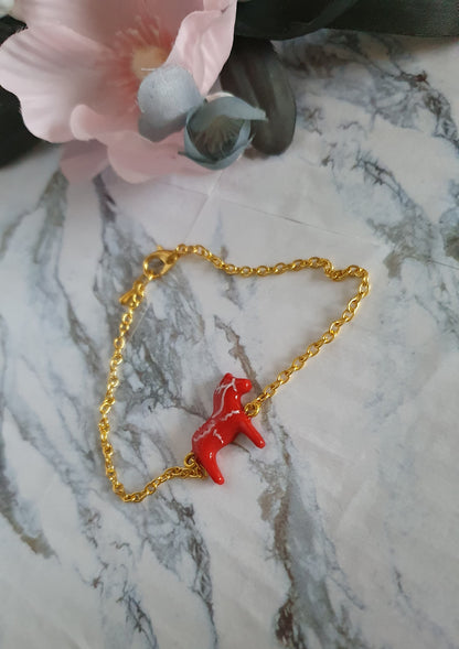 Decorative dalecarlia bracelet